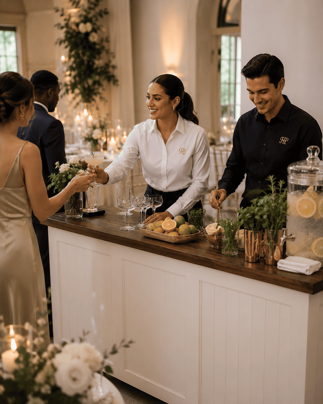 Luxury wedding beverage hospitality by Hosted Pour in St. Louis
